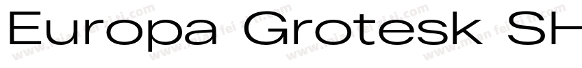Europa Grotesk SH Extd字体转换